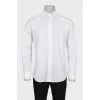 Men's straight-cut button-down shirt