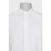 Men's straight-cut button-down shirt