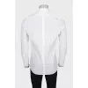 Men's straight-cut button-down shirt