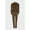 Plush sweatshirt and pants suit