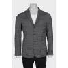 Men's blue wool jacket