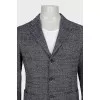 Men's blue wool jacket