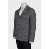 Men's blue wool jacket