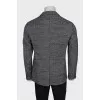 Men's blue wool jacket