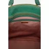 Green bag with golden fittings
