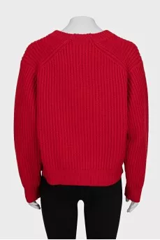 Вовняний джемпер крою oversize