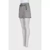 Striped shorts with laces