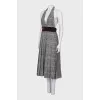 Woolen sundress with open shoulders