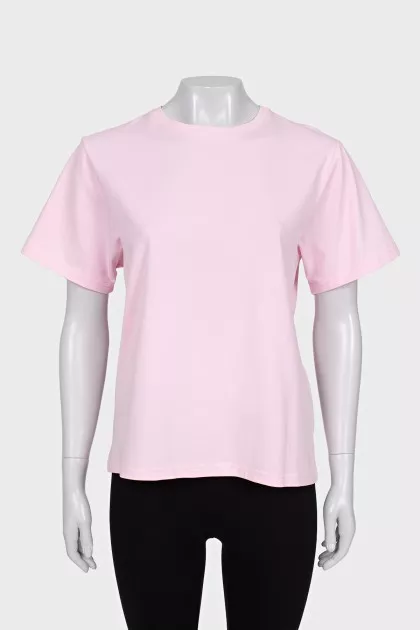 Straight pink T-shirt