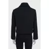Straight cardigan with patch pockets