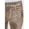 Shiny slim fit jeans