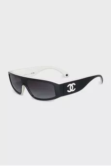 Sunglasses mask with logo