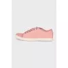 Pink embossed sneakers