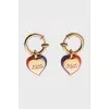Interlocking G Heart Earrings