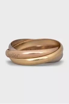 Кольцо Trinity с гравировкой