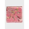Pink silk scarf