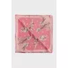 Pink silk scarf