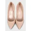 Pointed-toe high heels