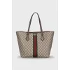 Ophidia tote bag with the brand logo