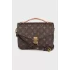 Satchel in signature Pochette Métis canvas