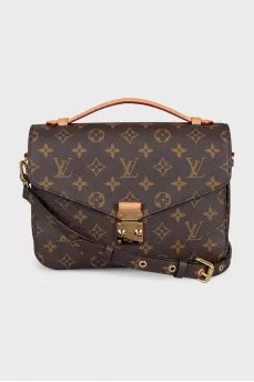 Сэтчел из фирменной канвы Pochette Métis