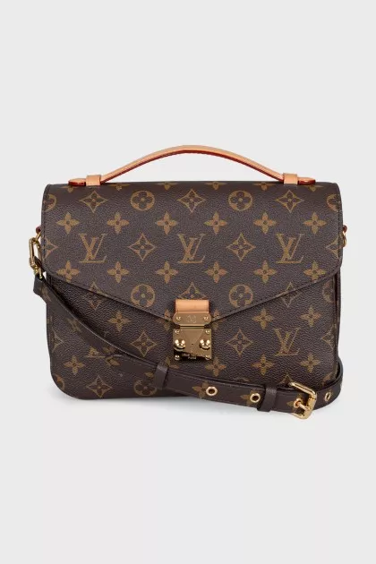 Satchel in signature Pochette Métis canvas