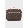 Satchel in signature Pochette Métis canvas