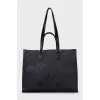 OnTheGo Embossed Tote Bag