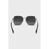 Geometric sunglasses with decoration
