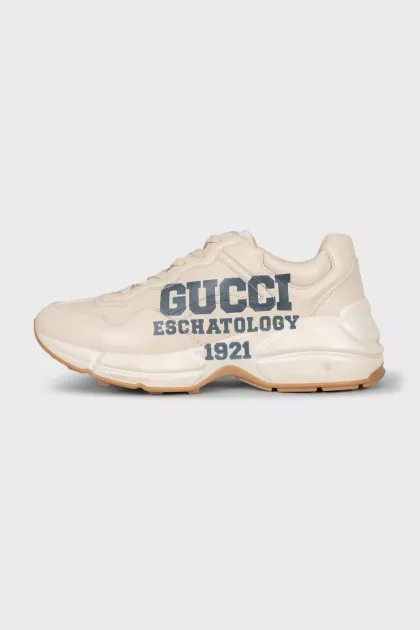 Beige Rhyton sneakers