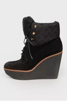 High wedding boots