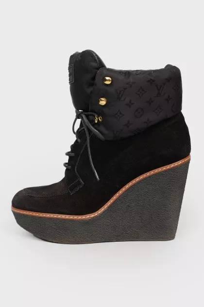 High wedding boots