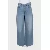 Блакитні джинси boot cut fit