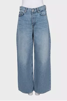 Голубые джинсы boot cut fit