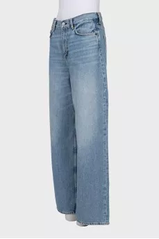 Голубые джинсы boot cut fit