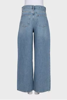 Голубые джинсы boot cut fit