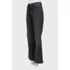 Чорні wide leg fit джинси