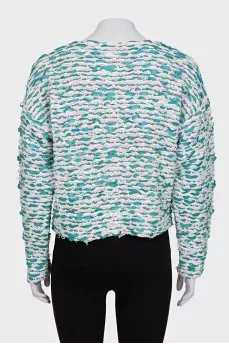 Textured oversized jumper