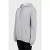 Gray hoodie with logo