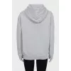 Gray hoodie with logo