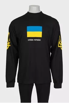 Чоловічий лонгслів by Balenciaga x UNITED24