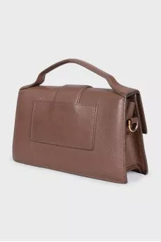 Brown leather Le Bambino bag