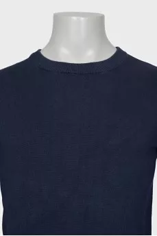Men's blue jumper