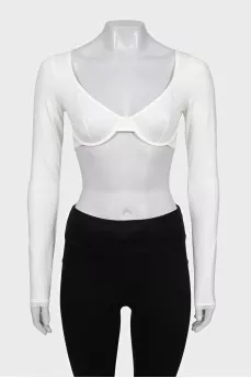 White top with tag
