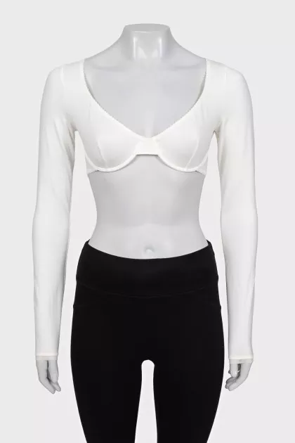 White top with tag