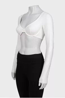 White top with tag