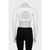 White top with tag