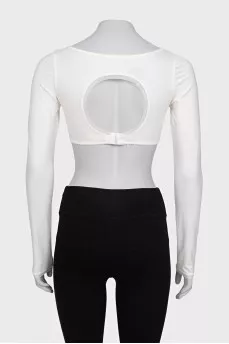White top with tag