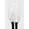 Loose blouse with ties