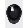 Black cap with rhinestones